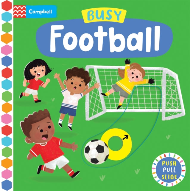 Busy Football, A Push, Pull, Slide Book 9781529097559 Jayri Gómez