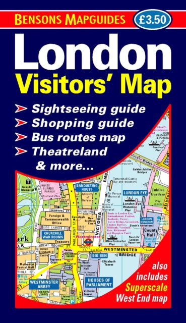 London Visitors' Map 9781898929642 